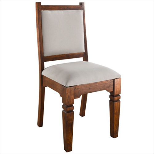 Hard Wooden Chair With Cushion Seat 