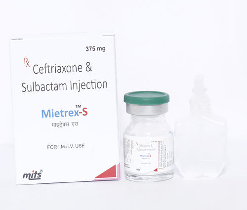 Ceftriaxone 250 Mg & Sulbactam 125 Mg Injection