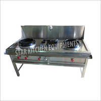 Semi Automatic Chinese Cooking Range