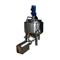Hand Sanitizer Making Plant - Stainless Steel, High Speed Disperser & Stepless Speed Change Device | Energy Efficient, Sanitary Design, Insulated Performance