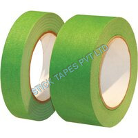 Removable Tapes - Magnetic, 12-72mm Width, Green Color | Single-sided Hot Melt Adhesive, 39 Micron Thickness, Portable Masking Solution