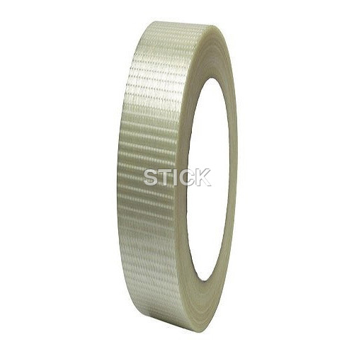 White Cross Filament Tape