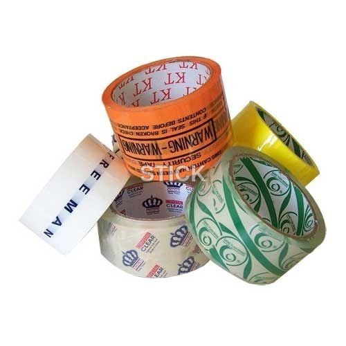 Printed Tapes - Polypropylene Material, Hot Melt Adhesive | Custom Printed Designs, Strong Adhesive Backing, Tamper-Evident Features
