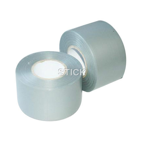 Wrapping Tape - HDPE, 8m Length, Grey Color | Eco-Friendly Design, Plain Pattern in Box Packaging