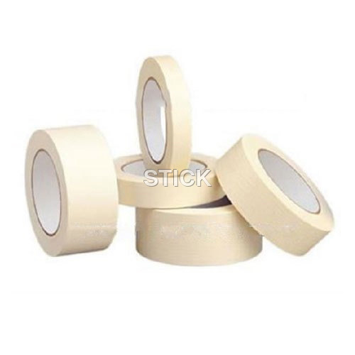 White Masking Tape - Single Sided, 10-20 m Length, 0-20 mm Width, Plain White Pattern | Warranty Included