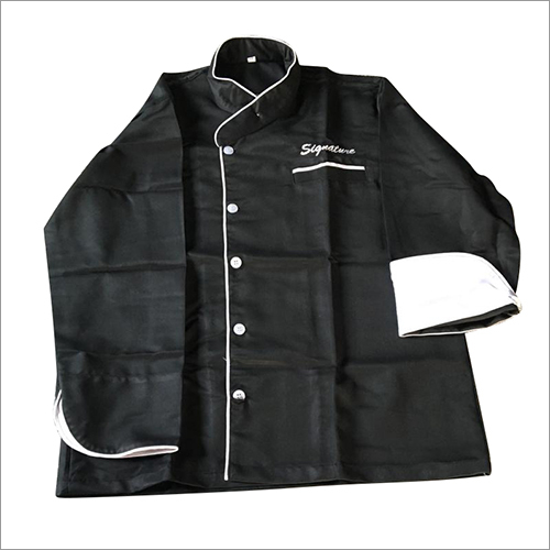 Spring Black Chef Coat