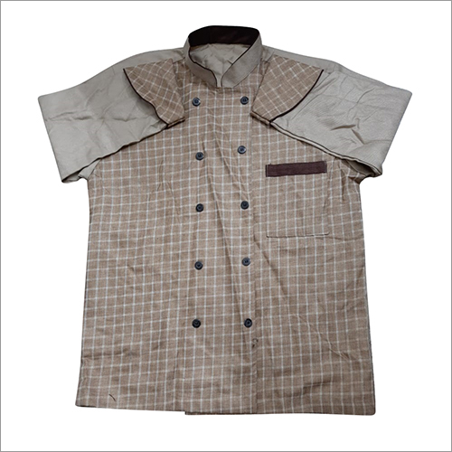 Check Chef Coat - Cotton Blend, Multicolor | Stylish Check Design For All Seasons, Perfect For Men