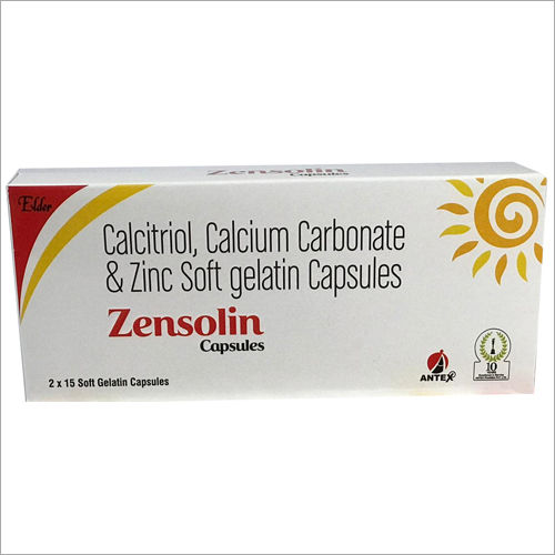 Calcitriol Calcium Carbonate and Zinc Soft Gelatin Capsules