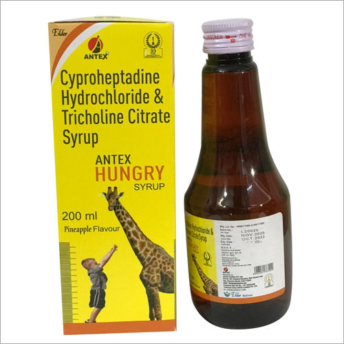 Cyproheptadine Hydrocloride Tricholine Citrate Syrup