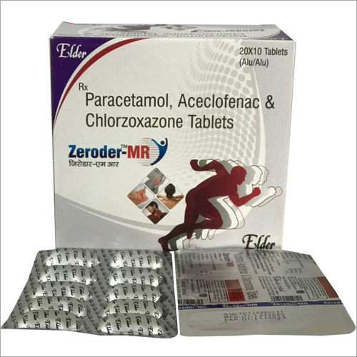 Paracetamol Aceclofenac and Chlorzoxazone Tablets