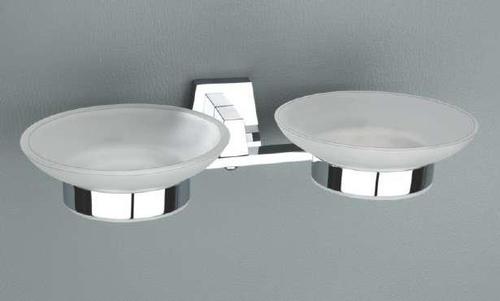 Glass Dual Soap Dish