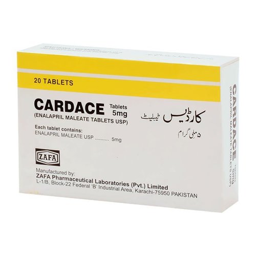 Cardace 5 Mg 20 Tablets