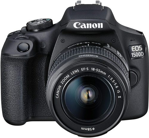 Canon Eos 1500d 24.1 Digital Slr Camera (black) With Ef S18-55 Is Ii Lens