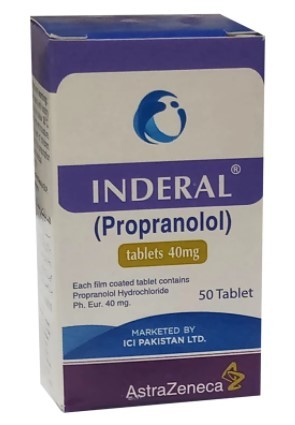 Inderal 40m G 50 Tablets