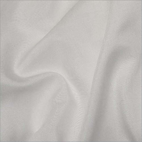 White Rayon Plain Fabric