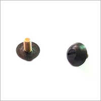 Plastic Bolt - Plastic And Steel, 15 Mm Size, Black And Golden Color