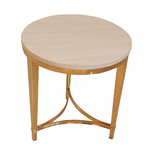 Onyx Marble SS Centre Table