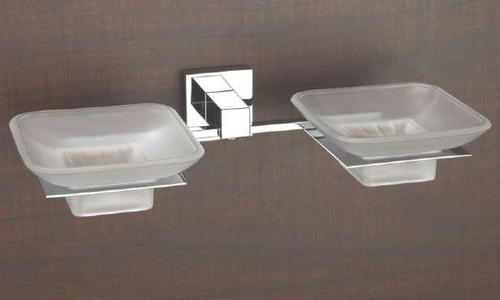 Glass Dual Soap Dish