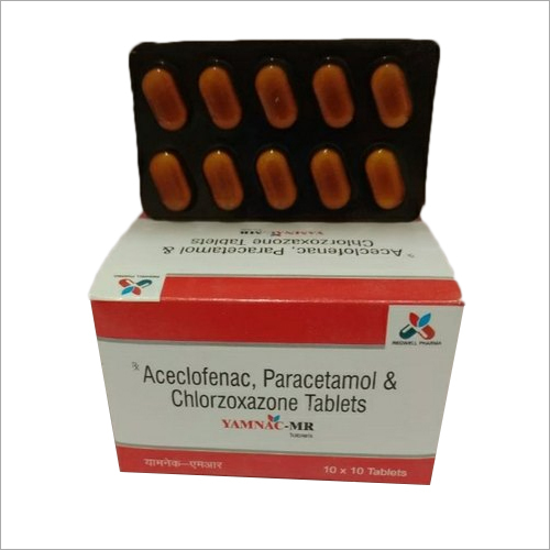 Aceclofenac Paracetamol and Chlorzoxazone Tablets