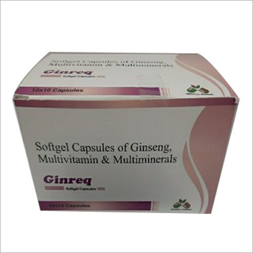 Softgel Capsules Of Ginseng Multivitamin and Multiminerals