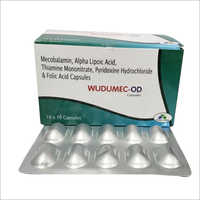 Mecobalamin,Alpha Lipoic Acid Thiamine Mononitrate Pyridoxine Hydrochloride And Folic Acid Capsules