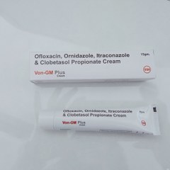 15gm Ogloxacin Ornidazole Itraconazole and Clobetasol Propionate Cream