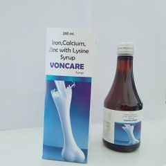 200ml Iron Calcium Zinc With Lysine Syrup