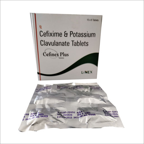 Cefixime and Potassium Clavulanate Tablets