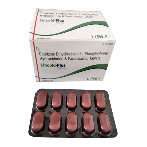 Cetirizine Dihydrochloride Phenylephrine Hydrochloride and Paracetamol Tablets