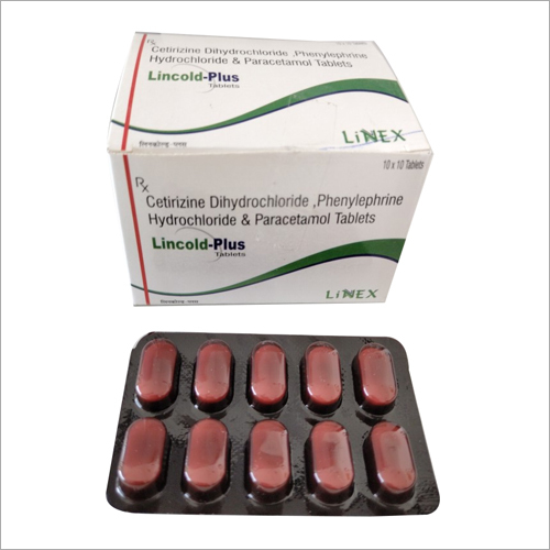 Pharma Cetirizine Dihydrochloride Phenylephrine Hydrochloride and Paracetamol Tablets