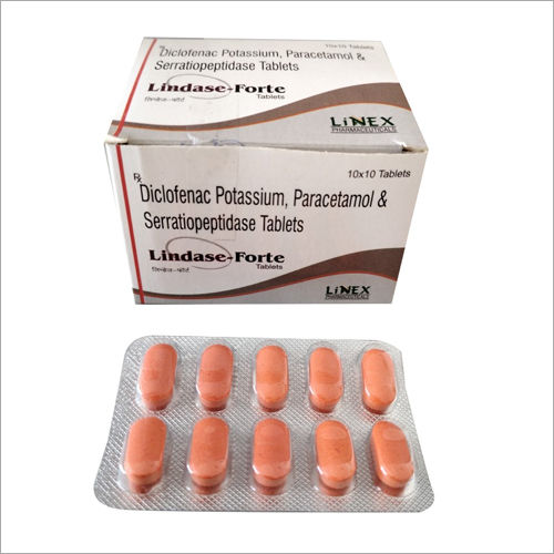 Diclofenac Potassium Paracetamol and Serratiopeptidase Tablets