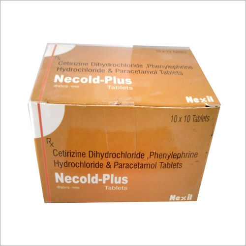 Cetirizine Dihydrochloride Phenylephrine Hydrochloride And Paracetamol Tablets