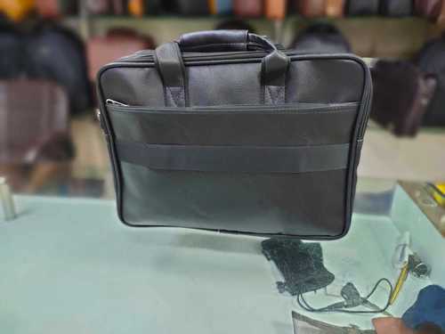 Laptop Bag - Leather Material, Latest Design, Black Color | Unisex Style, Versatile for All Occasions