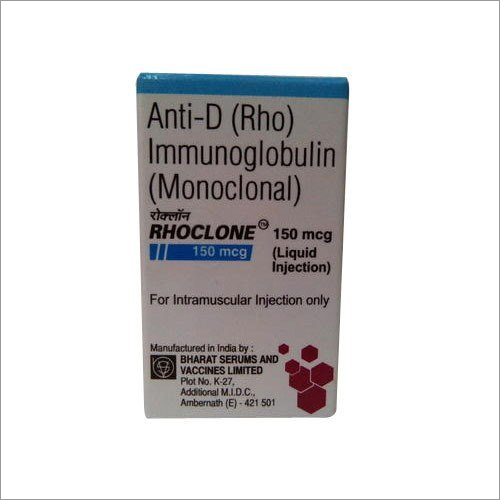 Anti-D (Rho) Immunoglobulin (Monoclonal) 150 Mcg Liquid Injection Keep It Dry Place