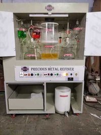 Gold Refining Machine - 300 Kg, 1-5 Kg Capacity, Aqua Regia Method | Automatic Operation, Efficient Fume Scrubber, Motorized Pump, Quick Filtration