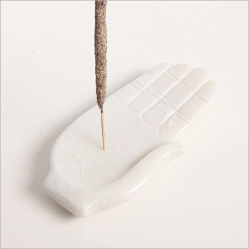 Indian Marble Hand Incense Holder