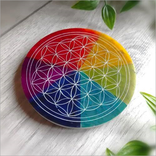 Any Color Marble Seven Chakra Incense Holder