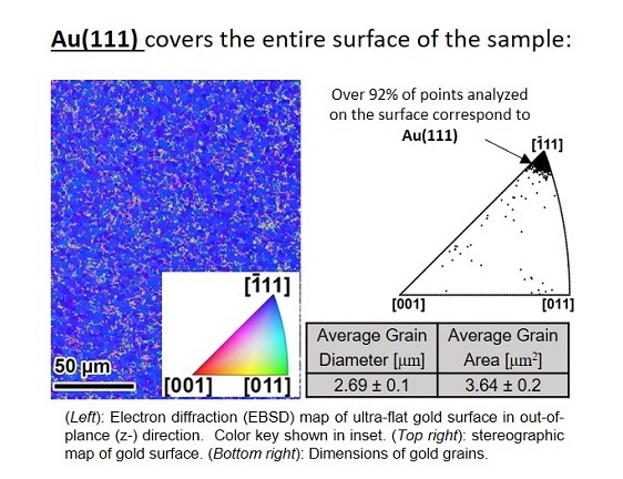 Ultra-Flat Gold Surfaces Gold Thin Films