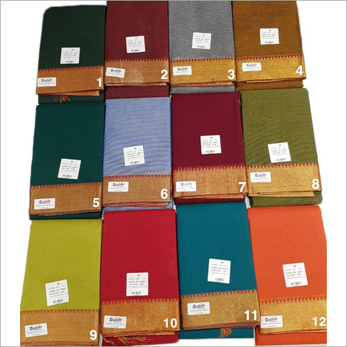 Any Color Ladies South Cotton Saree