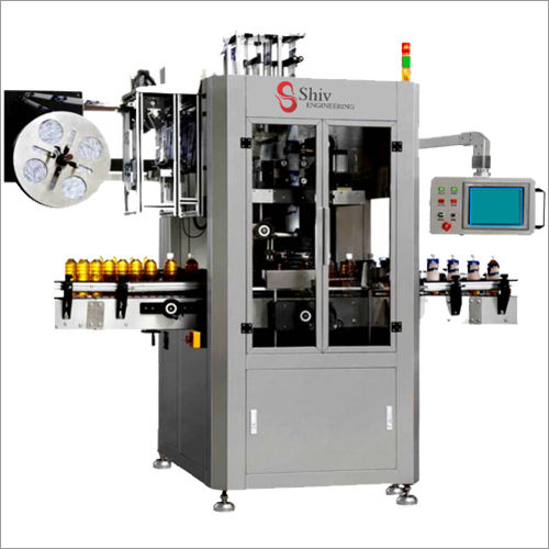 Automatic Neck Shrink Sleeve Applicator Machine