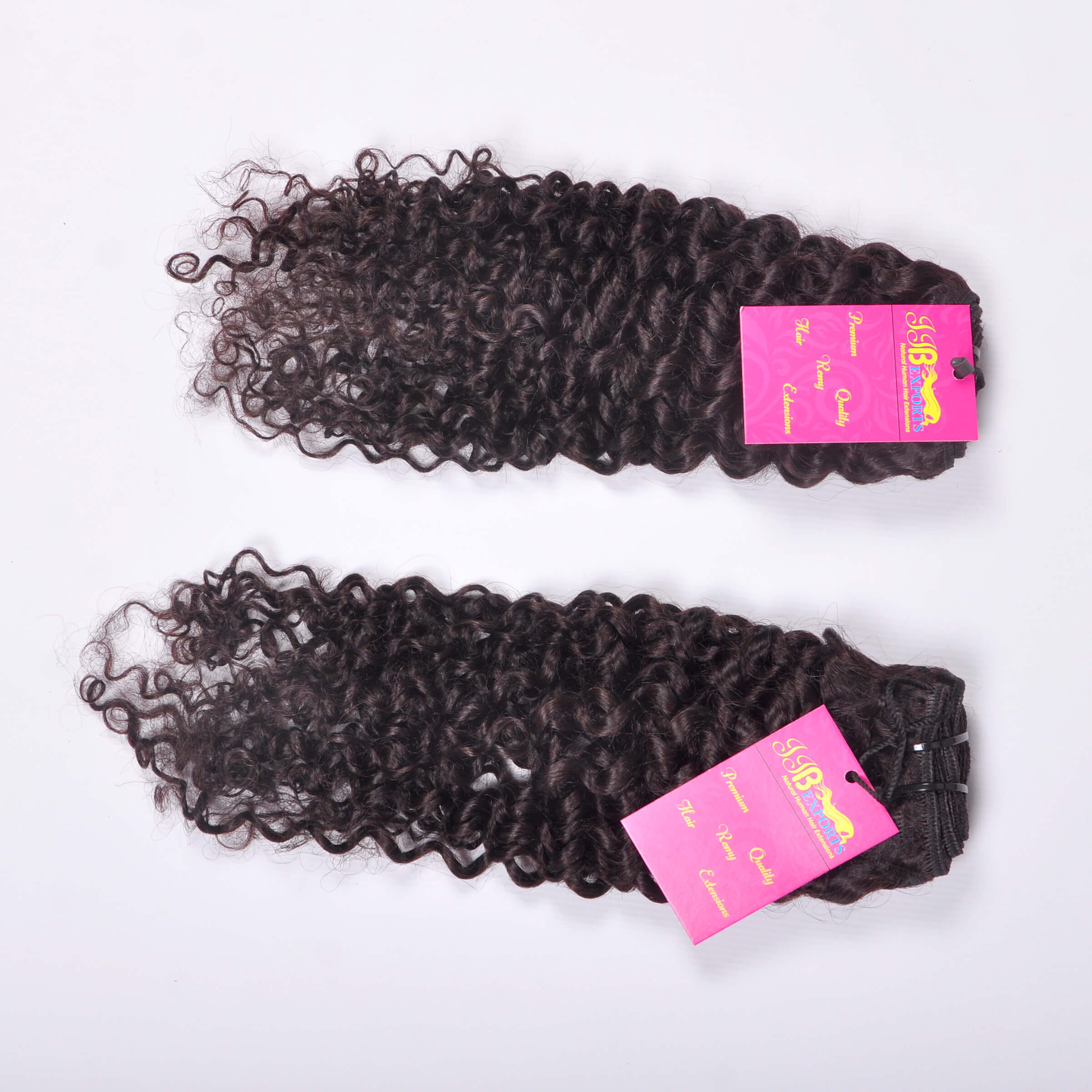Natural Raw Virgin Cuticle Aligned Curly/Wavy Human Remy Hair Bundle With Closure Frontal Hair