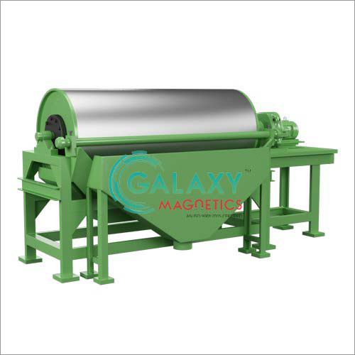 High-Intensity Wet Drum Magnetic Separator - Color: Green
