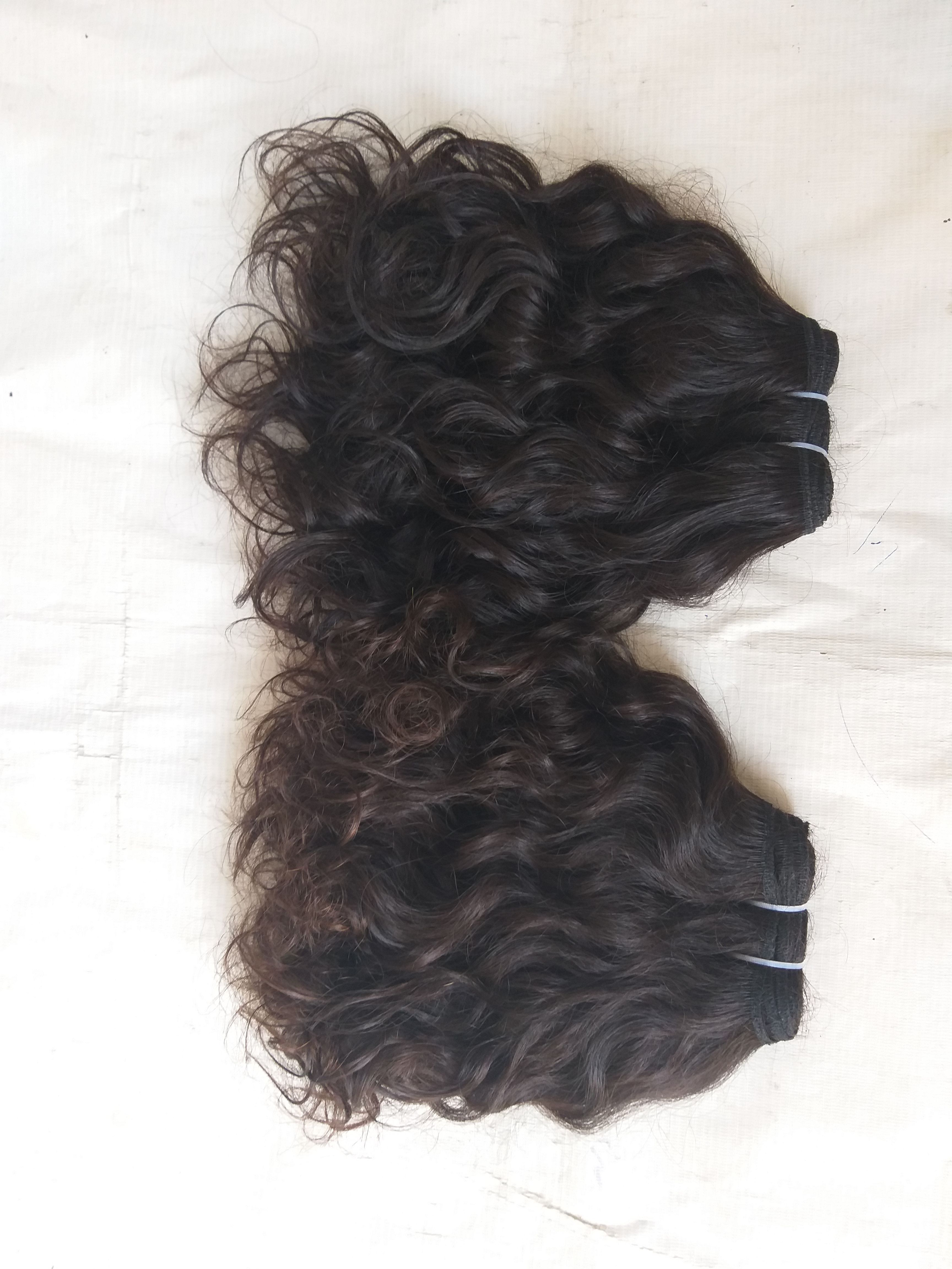 Vintage Wavy Human Hair Extensions