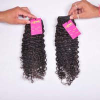 High Quality 100% Natural Indian/brazilian Human Hair Curly/straight/wavy Hair Bundle