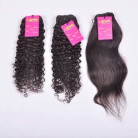 Virgin Cuticle Aligned Soft and Silky Indian Natural Straight/Wavy/Body Cambodian Human Hair Bundle