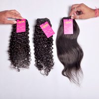 100% Natural Color Indian Virgin Loose Curly/straight Remy Brazilian/cambodian/peruvian Human Hair