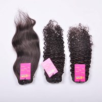 100% Natural Color Indian Virgin Loose Curly/straight Remy Brazilian/cambodian/peruvian Human Hair