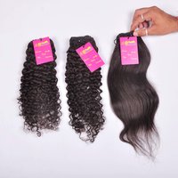 Straight Virgin Indian Soft and Silky Wavy Curly Remy Wefted Human Hair Bundle