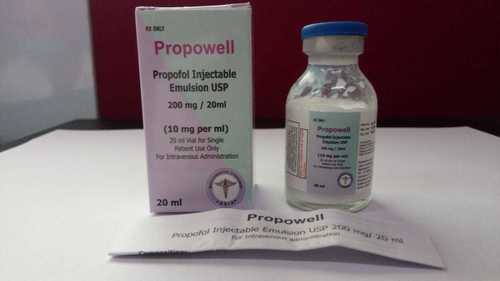 Propowell injectable Emulsion USP 200mg/ 20ml By SOLITAIRE PHARMACIA PVT. LTD.