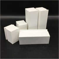 High Density Steatite Ceramic Lining Brick - Al2o3 12.00%, Sio2 62.00%, Mgo 23.70%, H-50mmxw-50/45mmxl-150mm | White, Fire Brick, Lightweight, Rectangular, 50-150mm Thickness